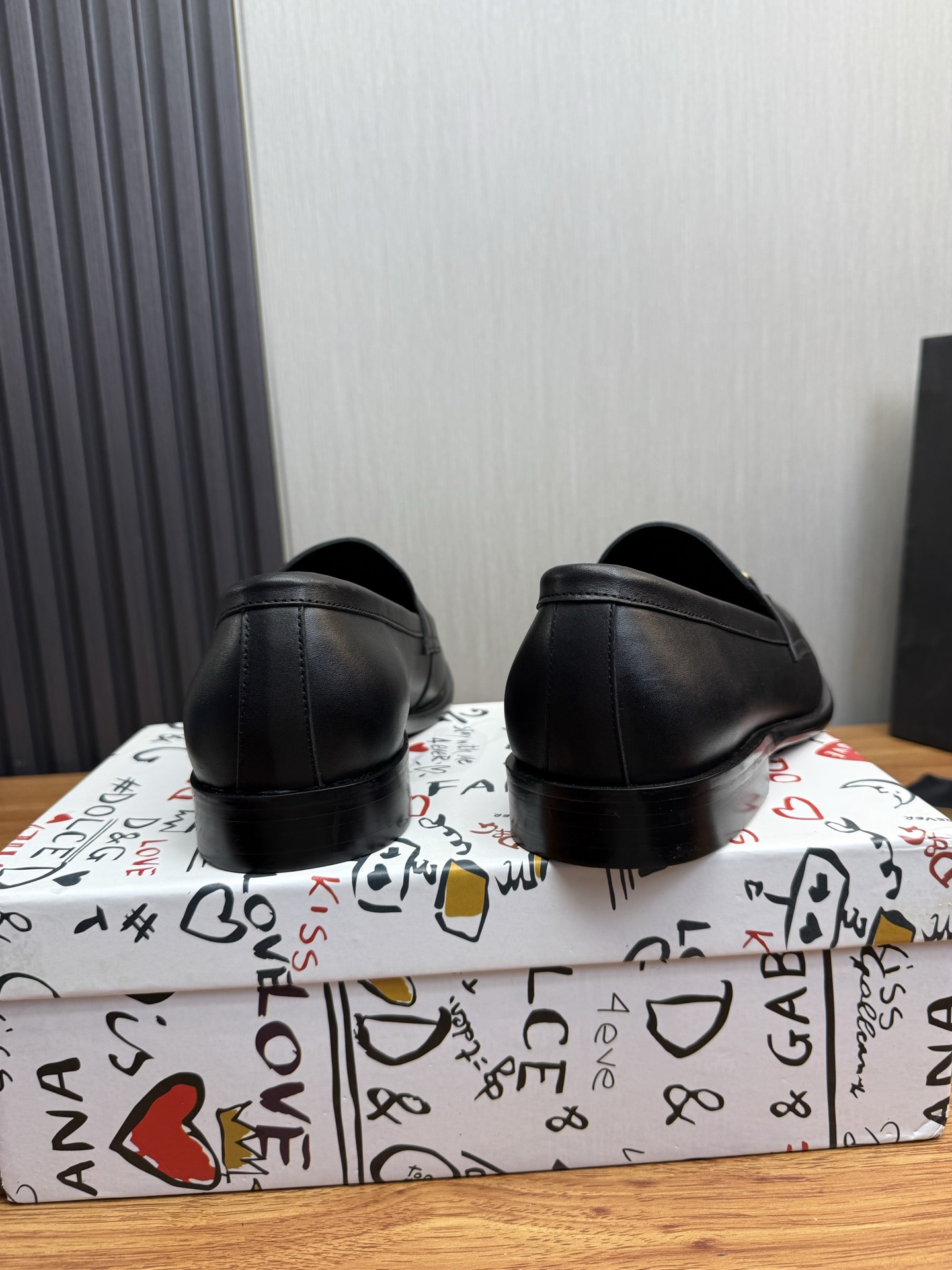 D&G men's leather shoes-22