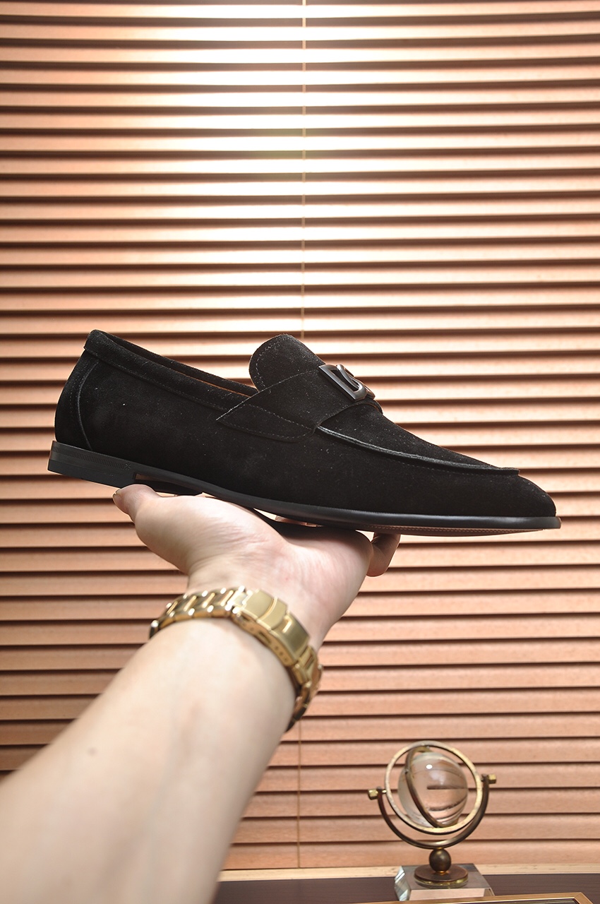 D&G men's leather shoes-83