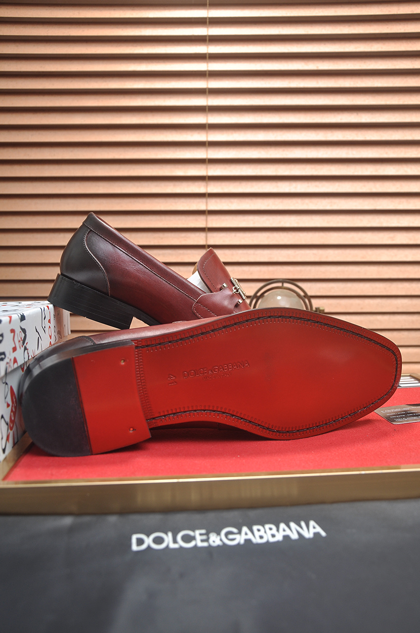 D&G men's leather shoes-29