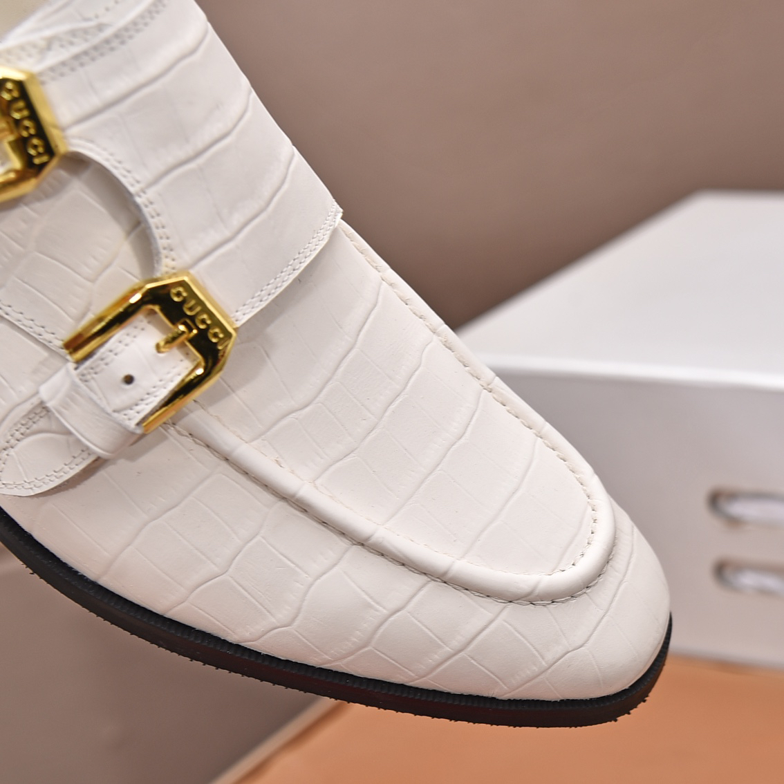 Gucci men's leather shoes-45