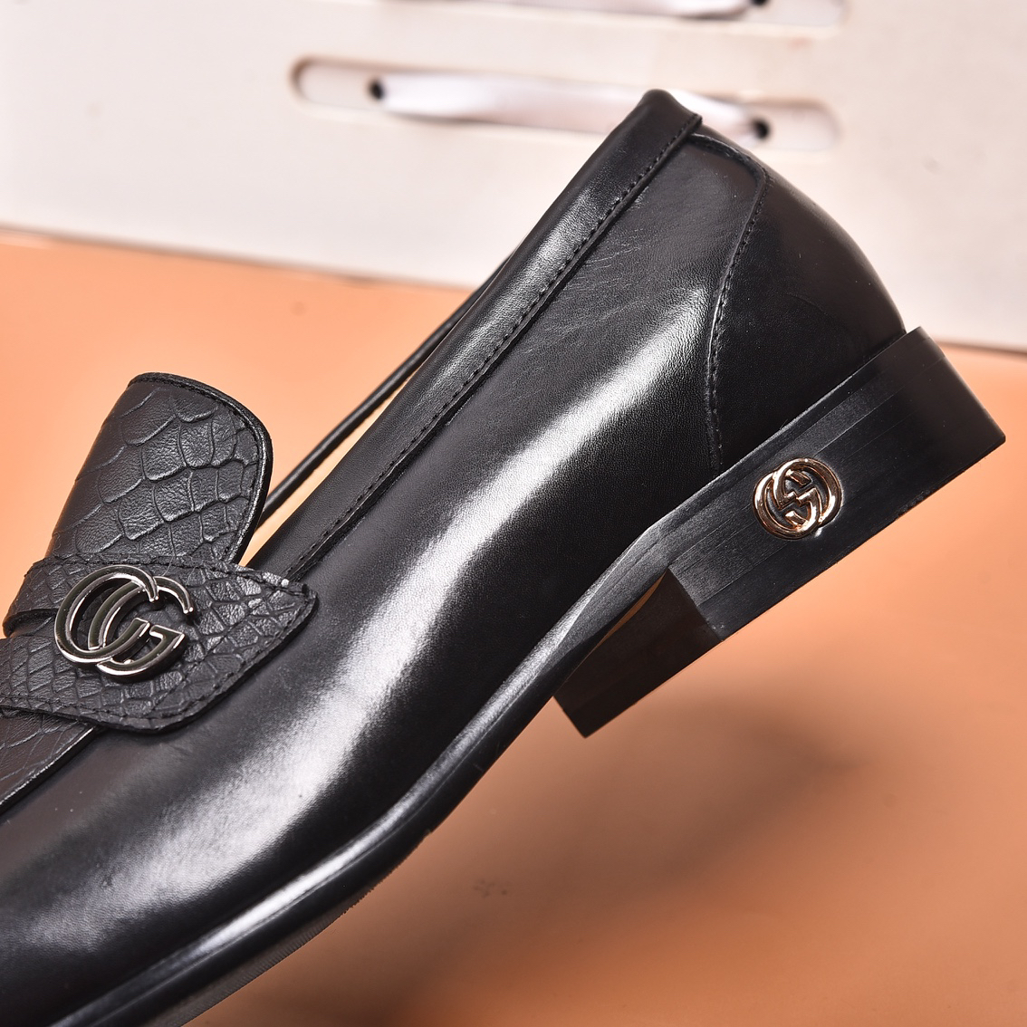 Gucci men's leather shoes-39
