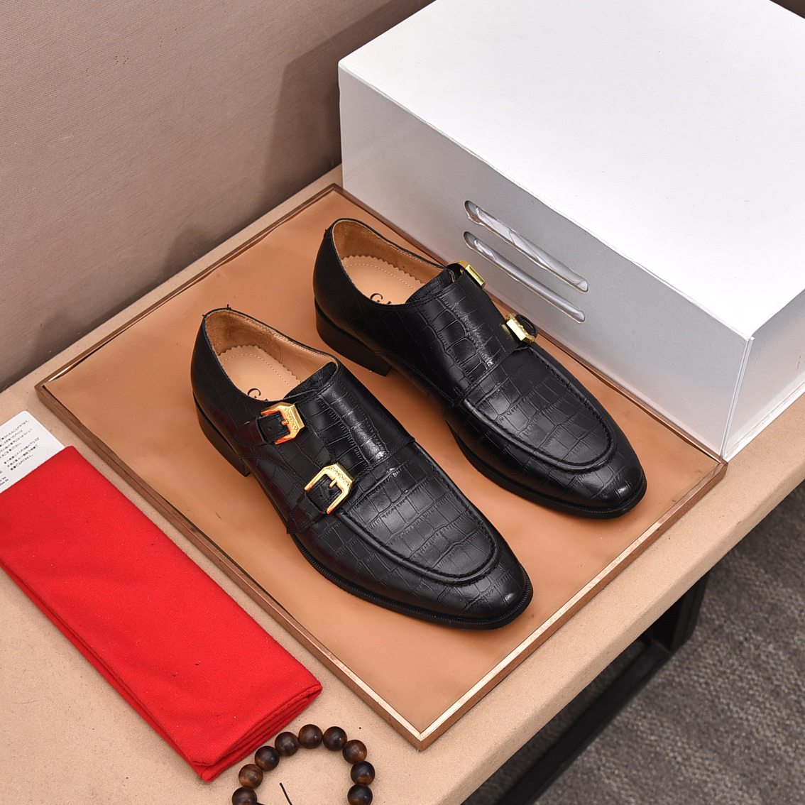 Gucci men's leather shoes-43