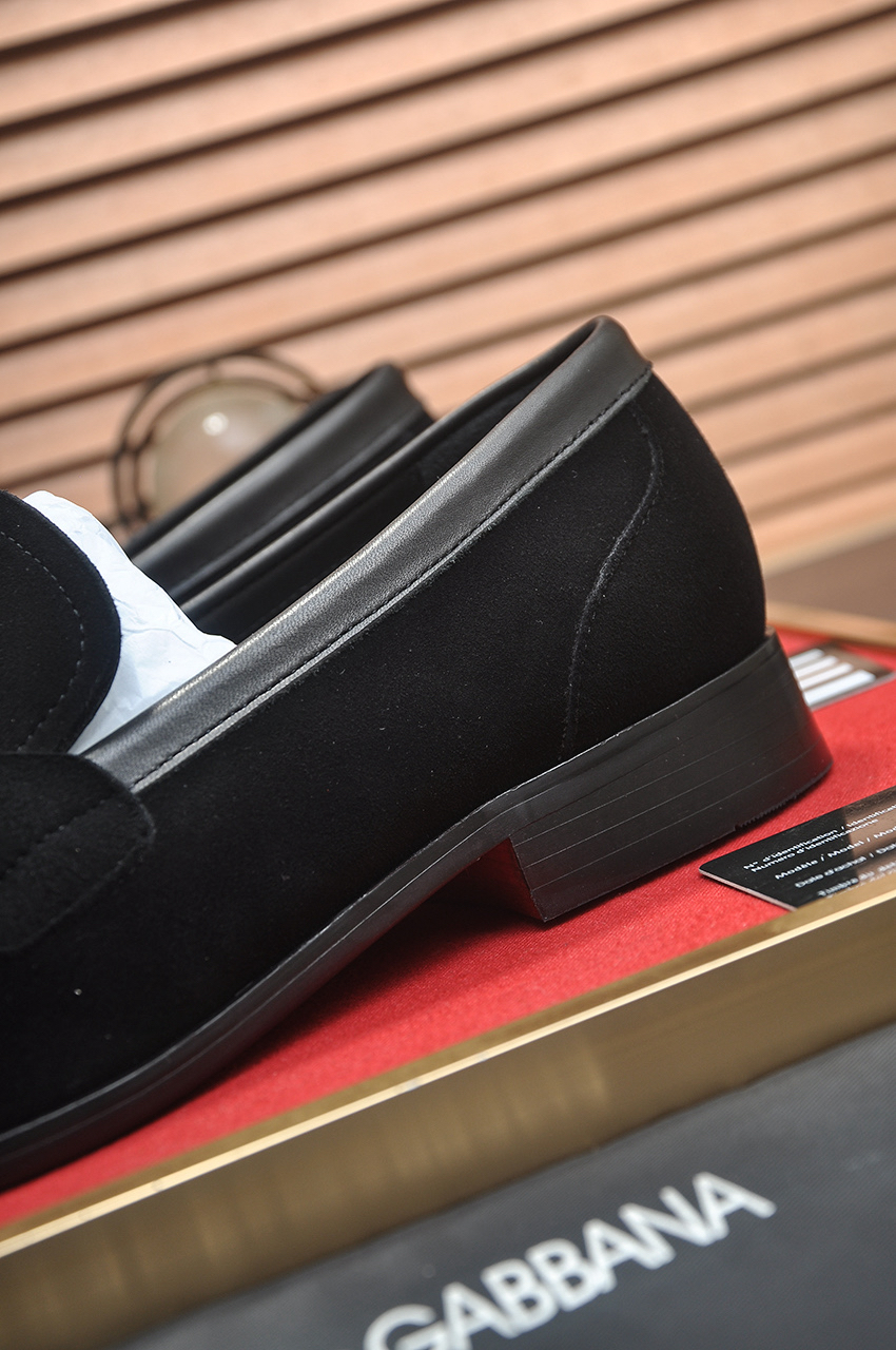 D&G men's leather shoes-72