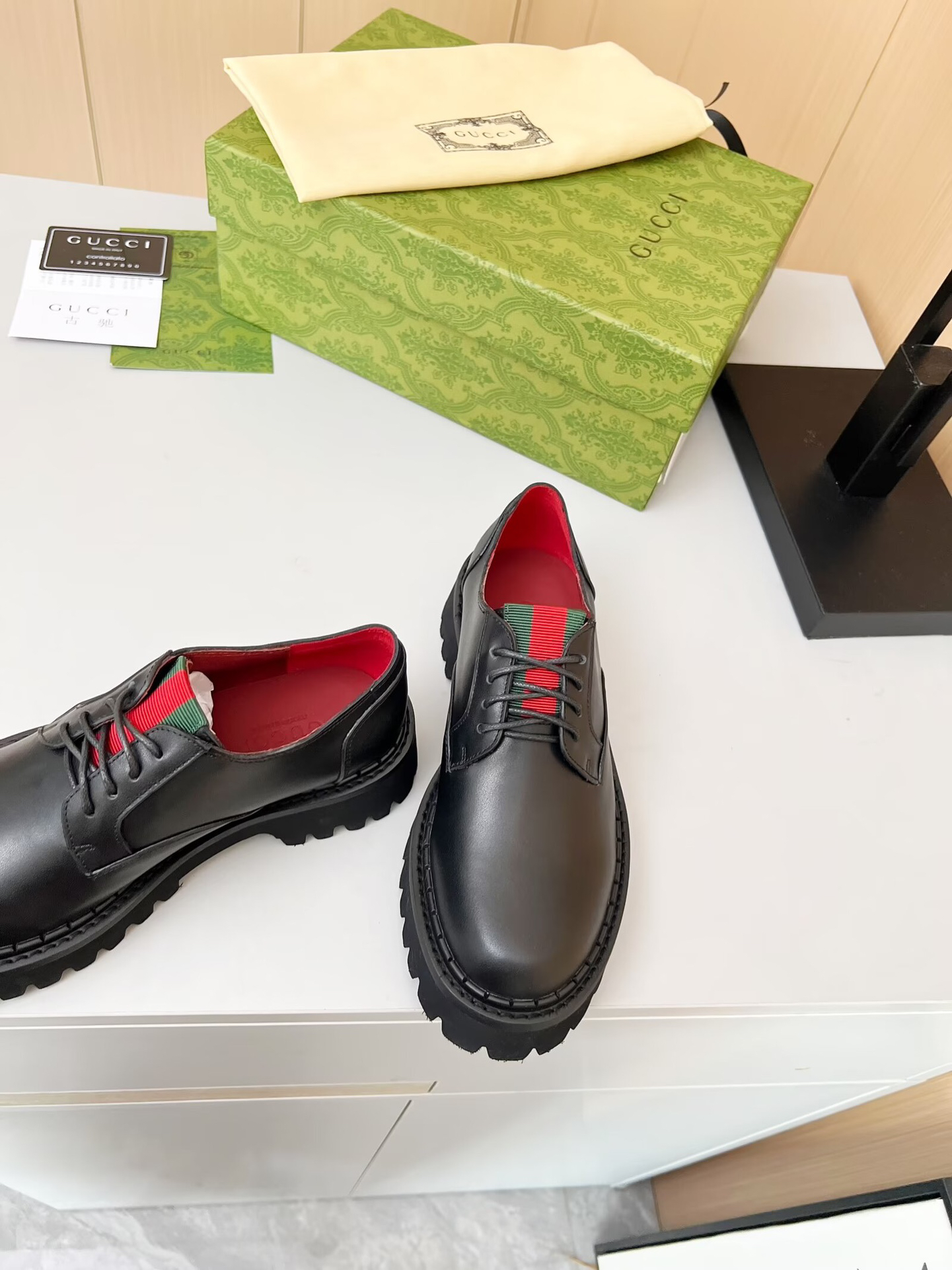 Gucci women's leather shoes-50