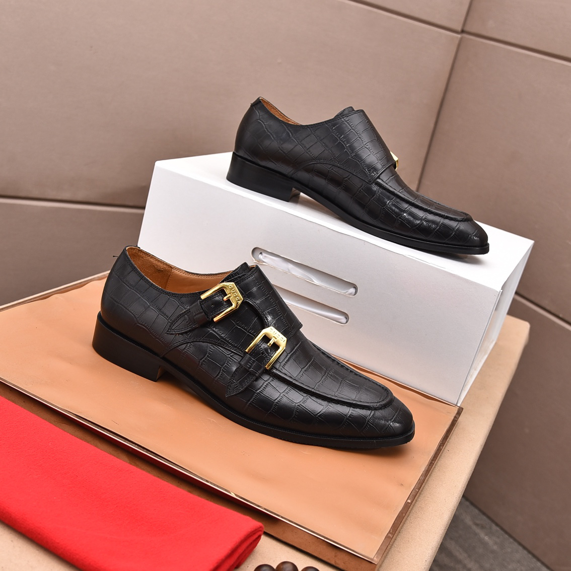 Gucci men's leather shoes-43
