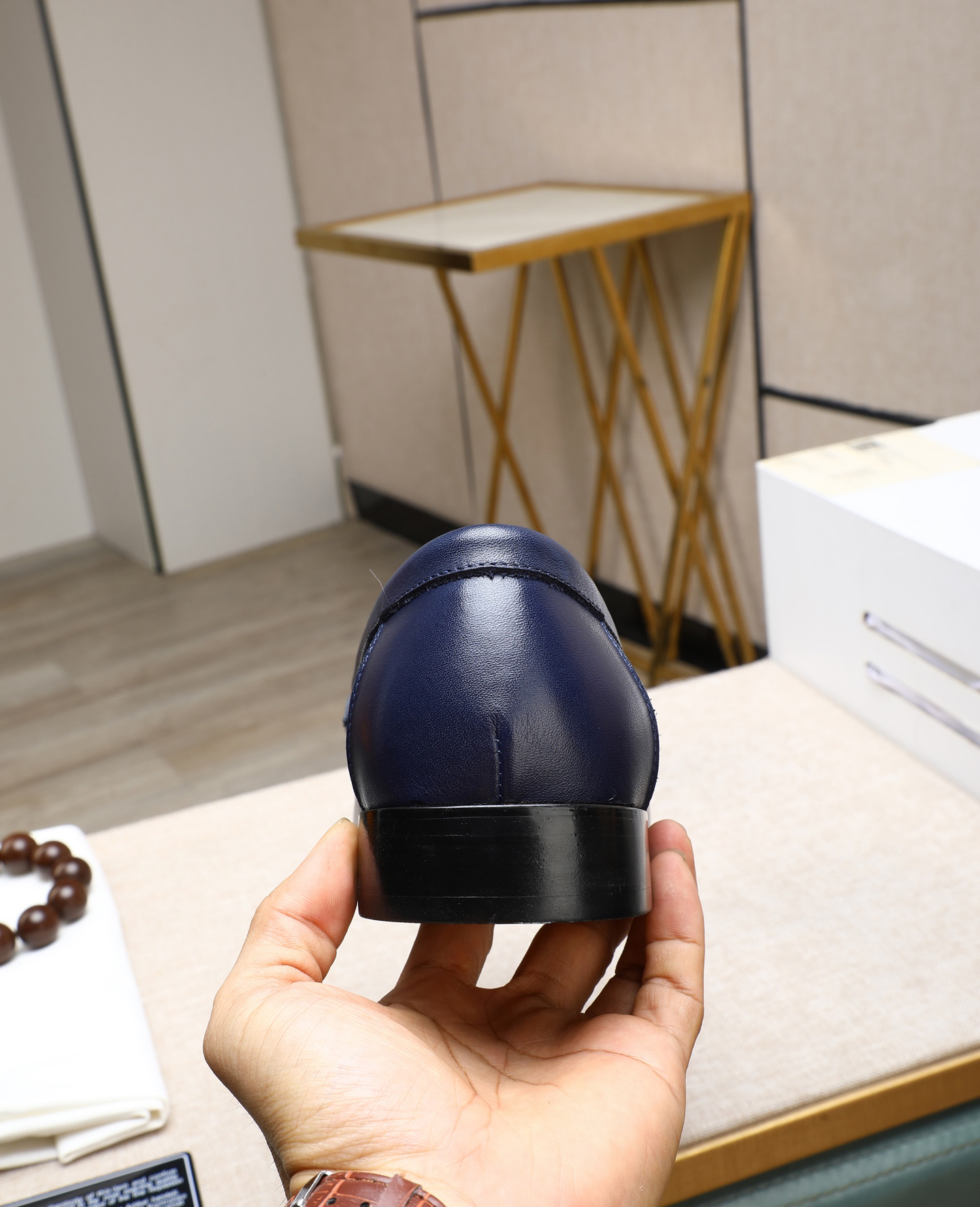 Gucci men's leather shoes-103