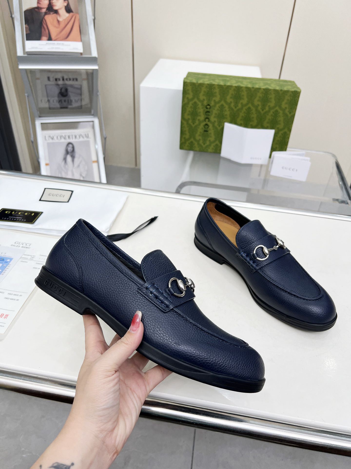 Gucci women's leather shoes-60