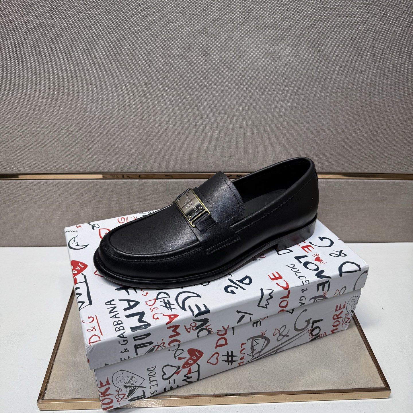 D&G men's leather shoes-28