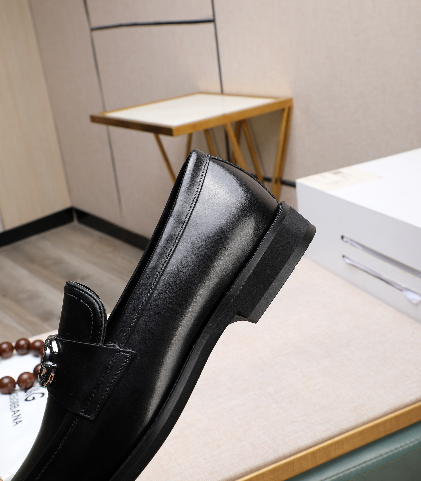 D&G men's leather shoes-8