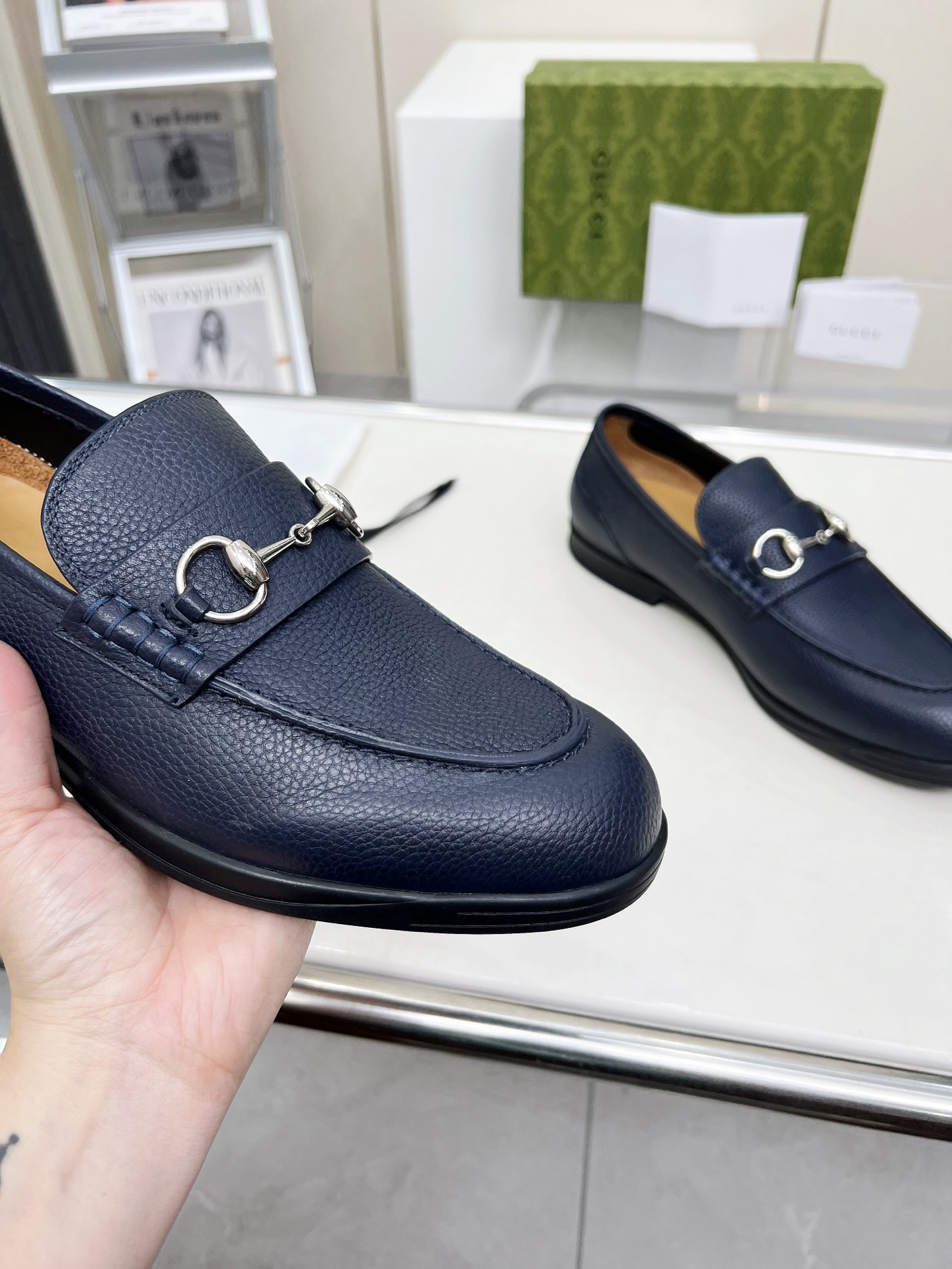 Gucci women's leather shoes-60