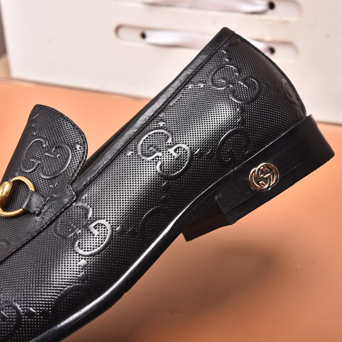 Gucci men's leather shoes-38