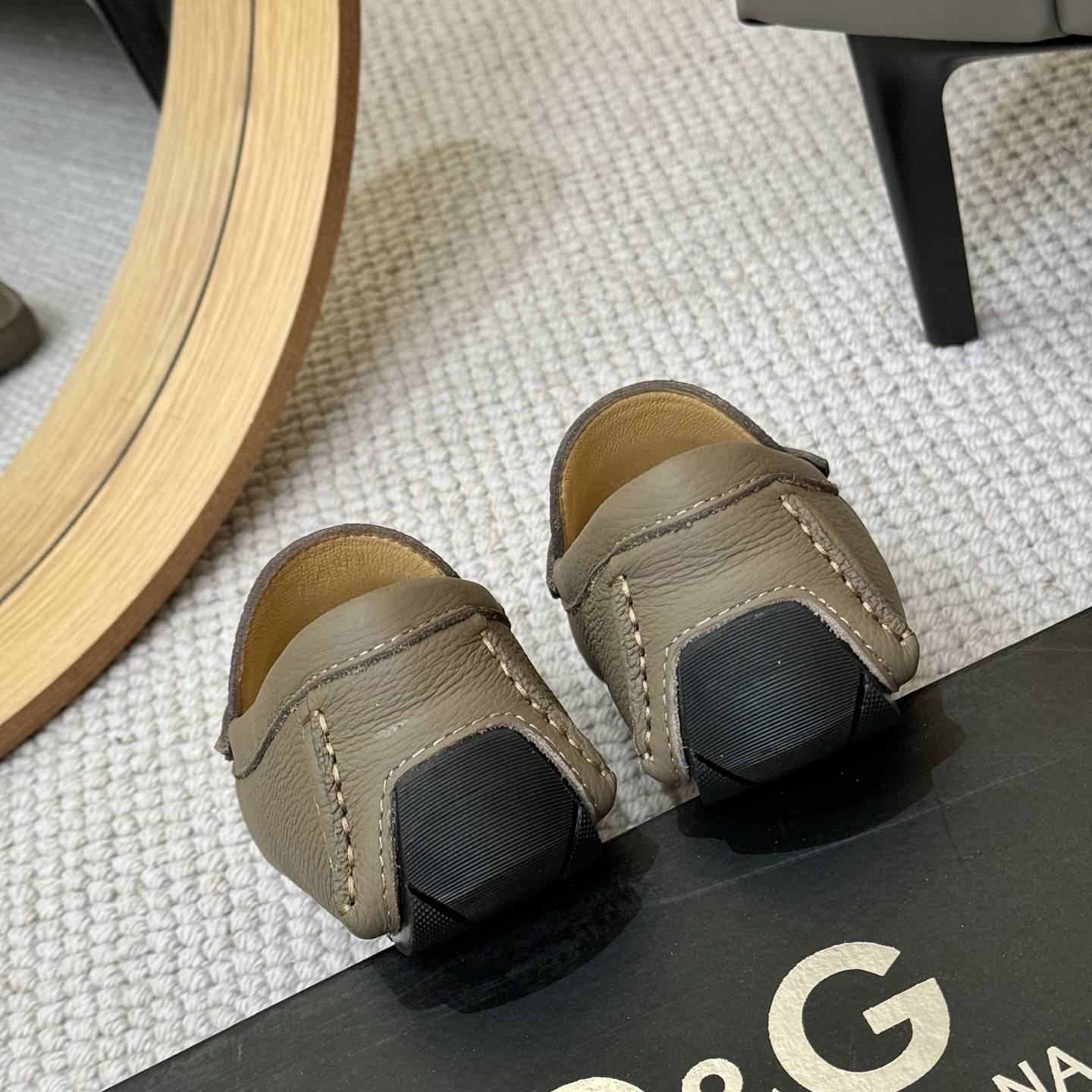 D&G men's leather shoes-75