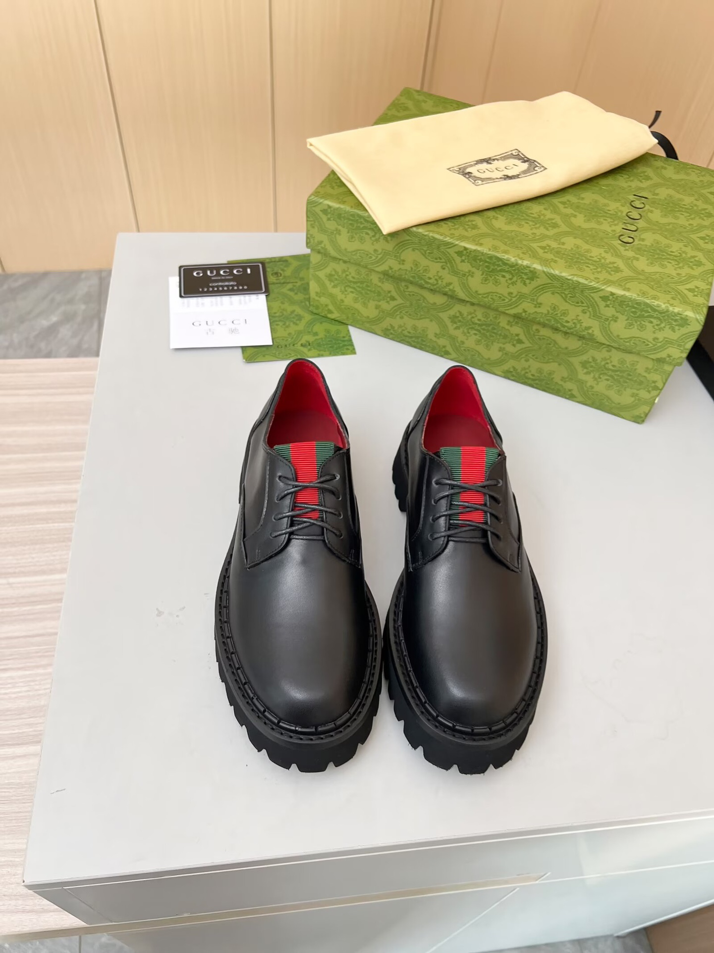 Gucci women's leather shoes-50