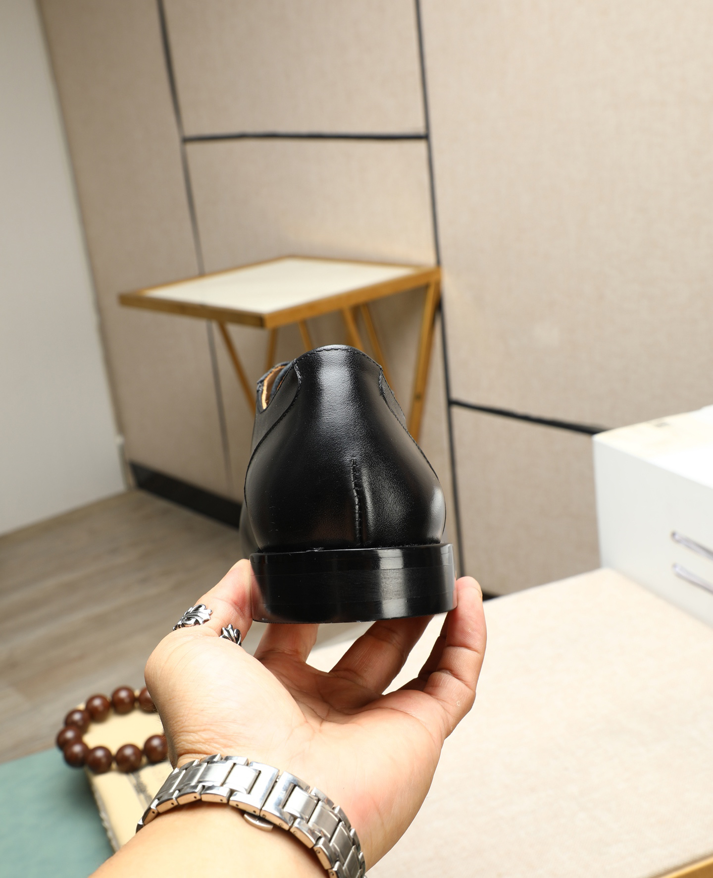 Gucci men's leather shoes-30