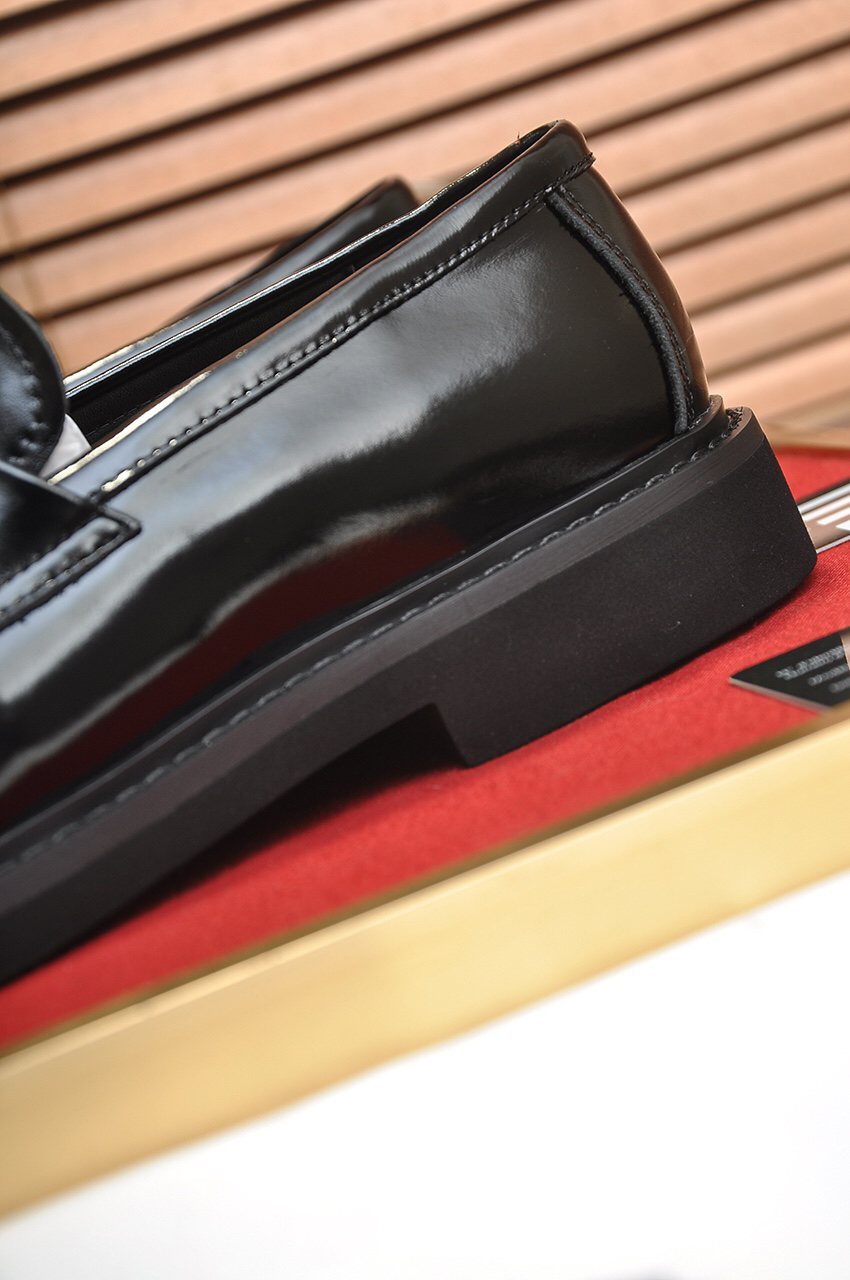 Gucci men's leather shoes-23