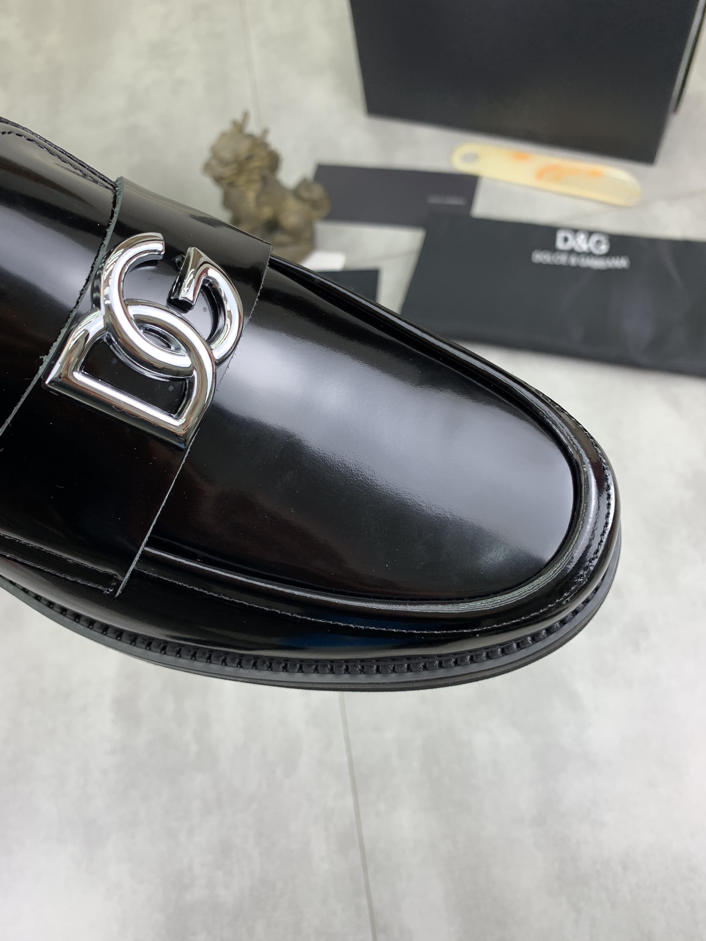 D&G men's leather shoes-27