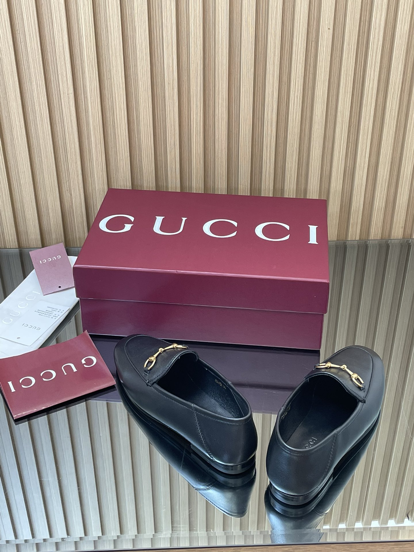 Gucci women's leather shoes-47