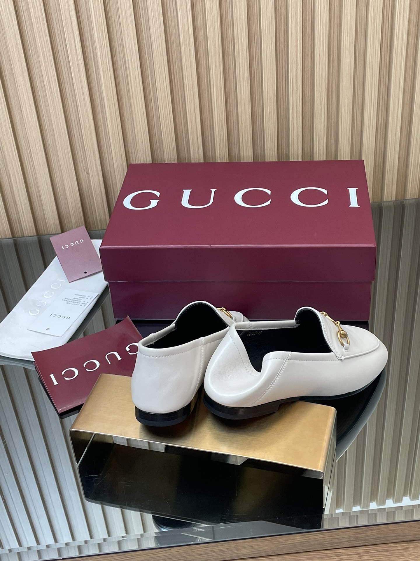 Gucci women's leather shoes-45