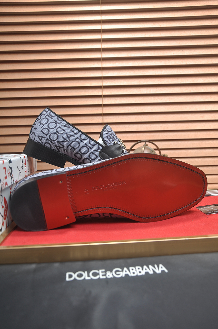 D&G men's leather shoes-44