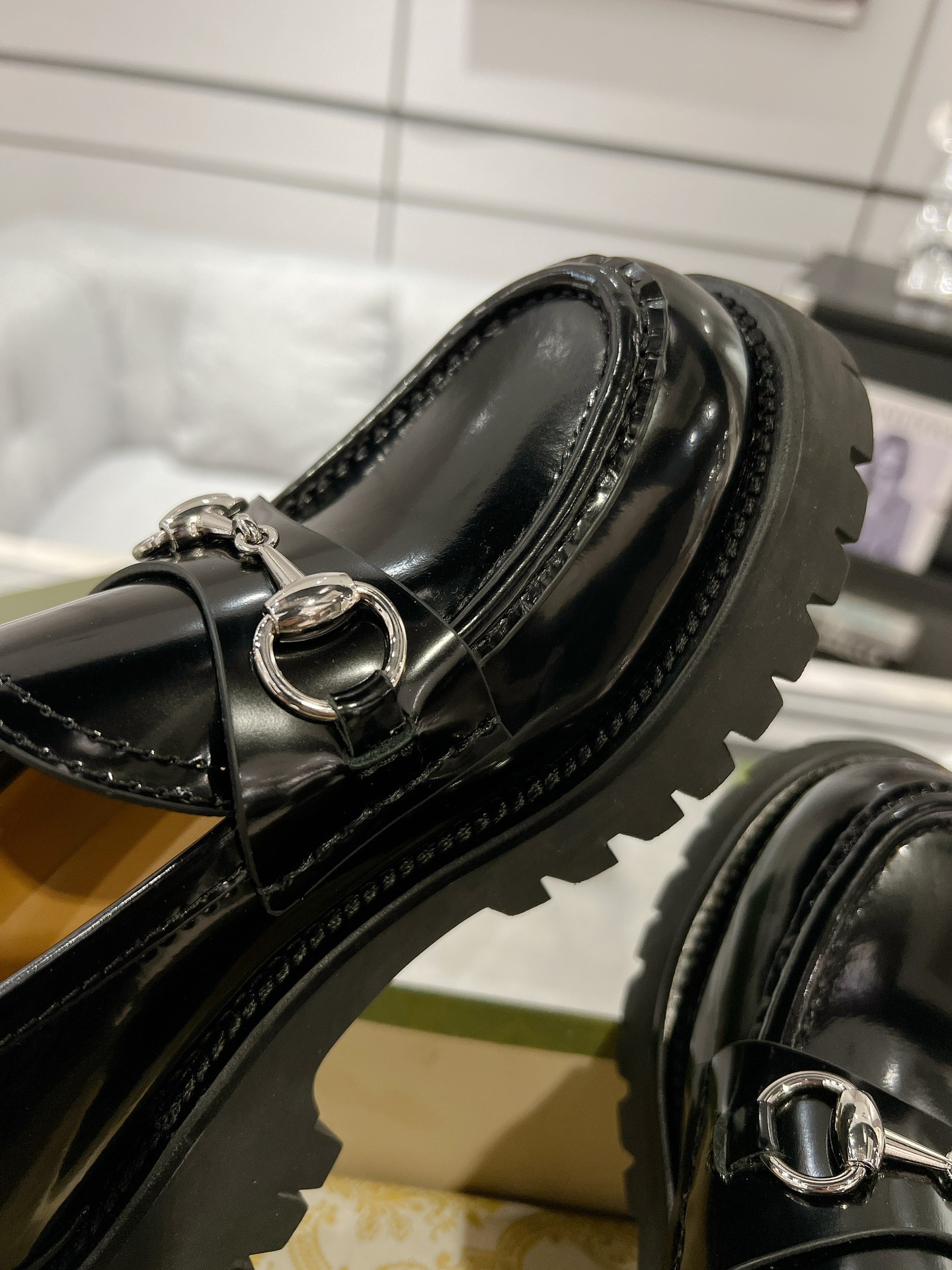 Gucci women's leather shoes-58