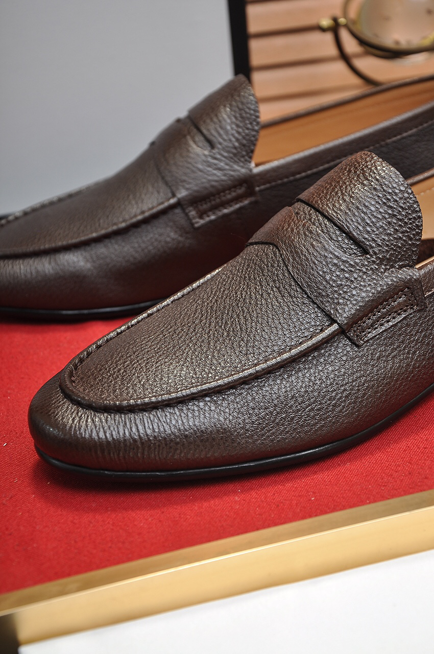 Gucci men's leather shoes-61