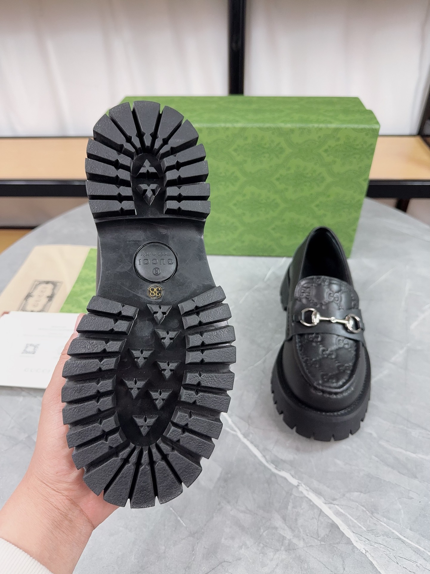 Gucci women's leather shoes-90