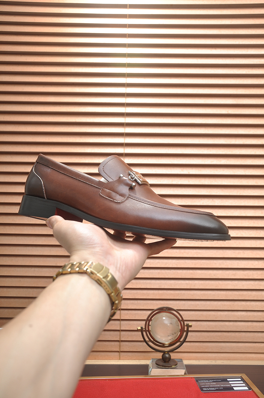 D&G men's leather shoes-82