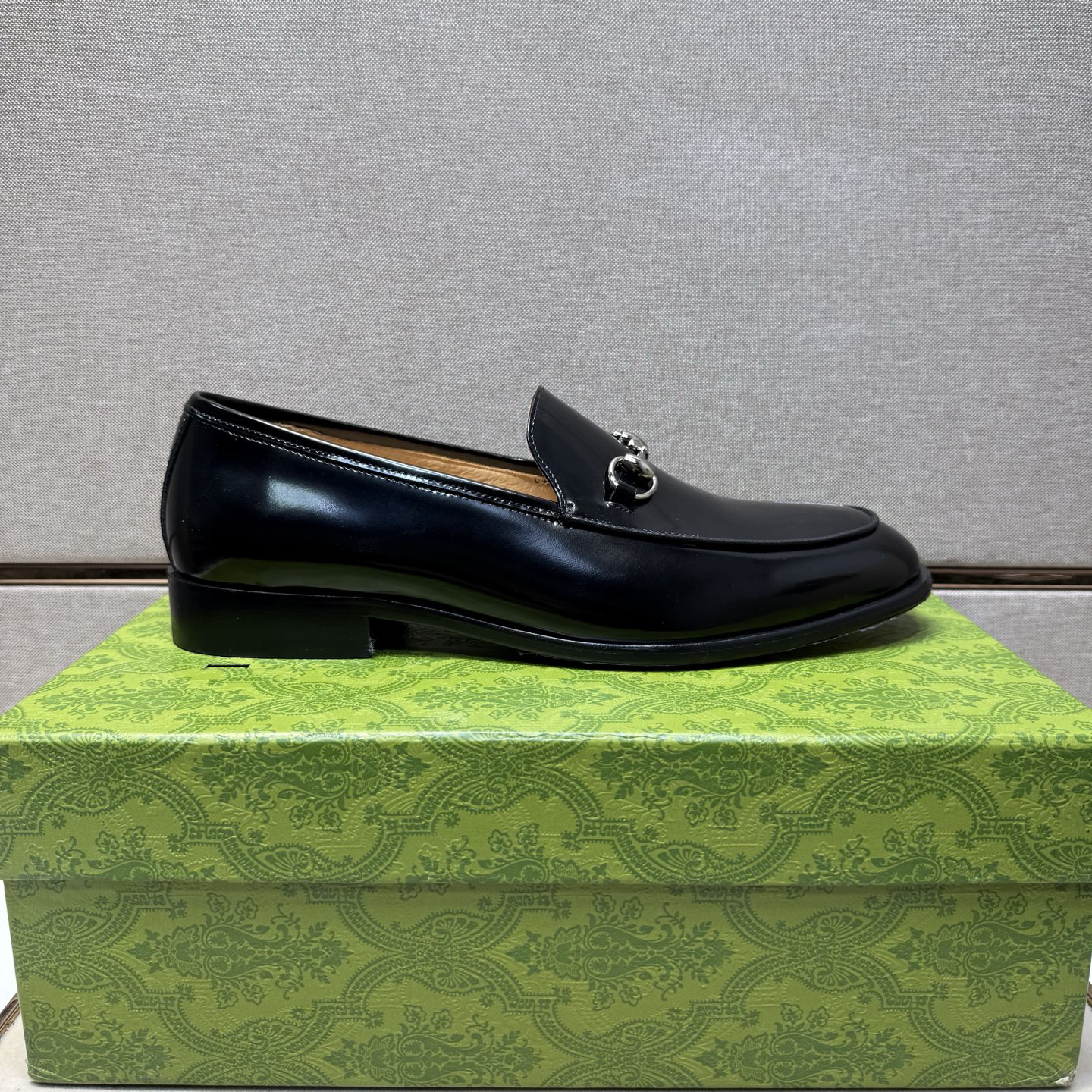 Gucci men's leather shoes-15