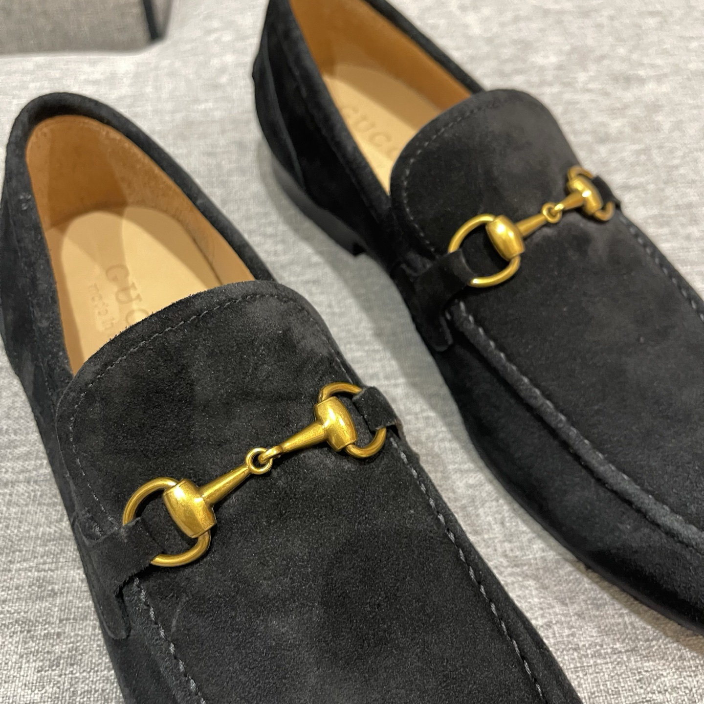 Gucci men's leather shoes-26