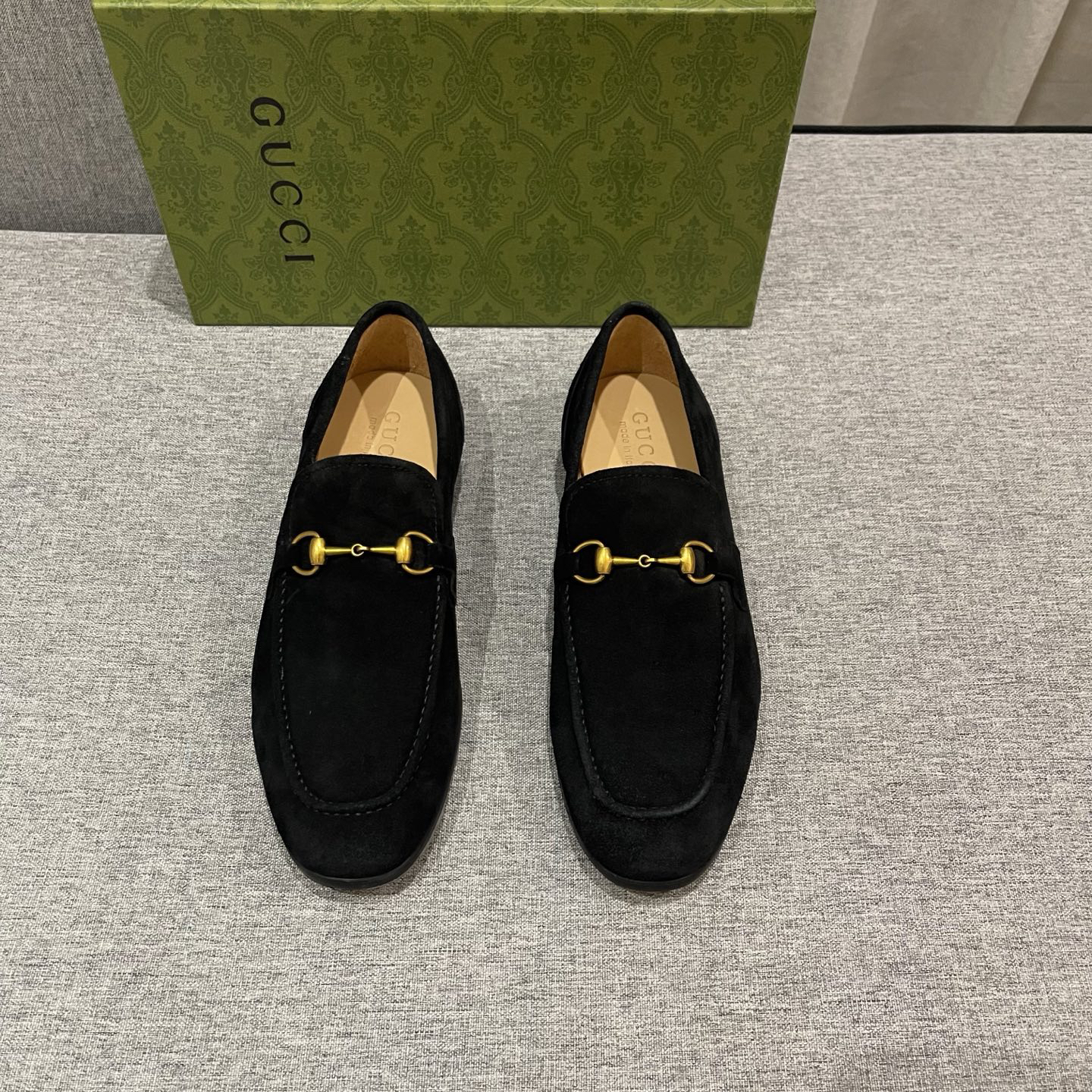 Gucci men's leather shoes-26
