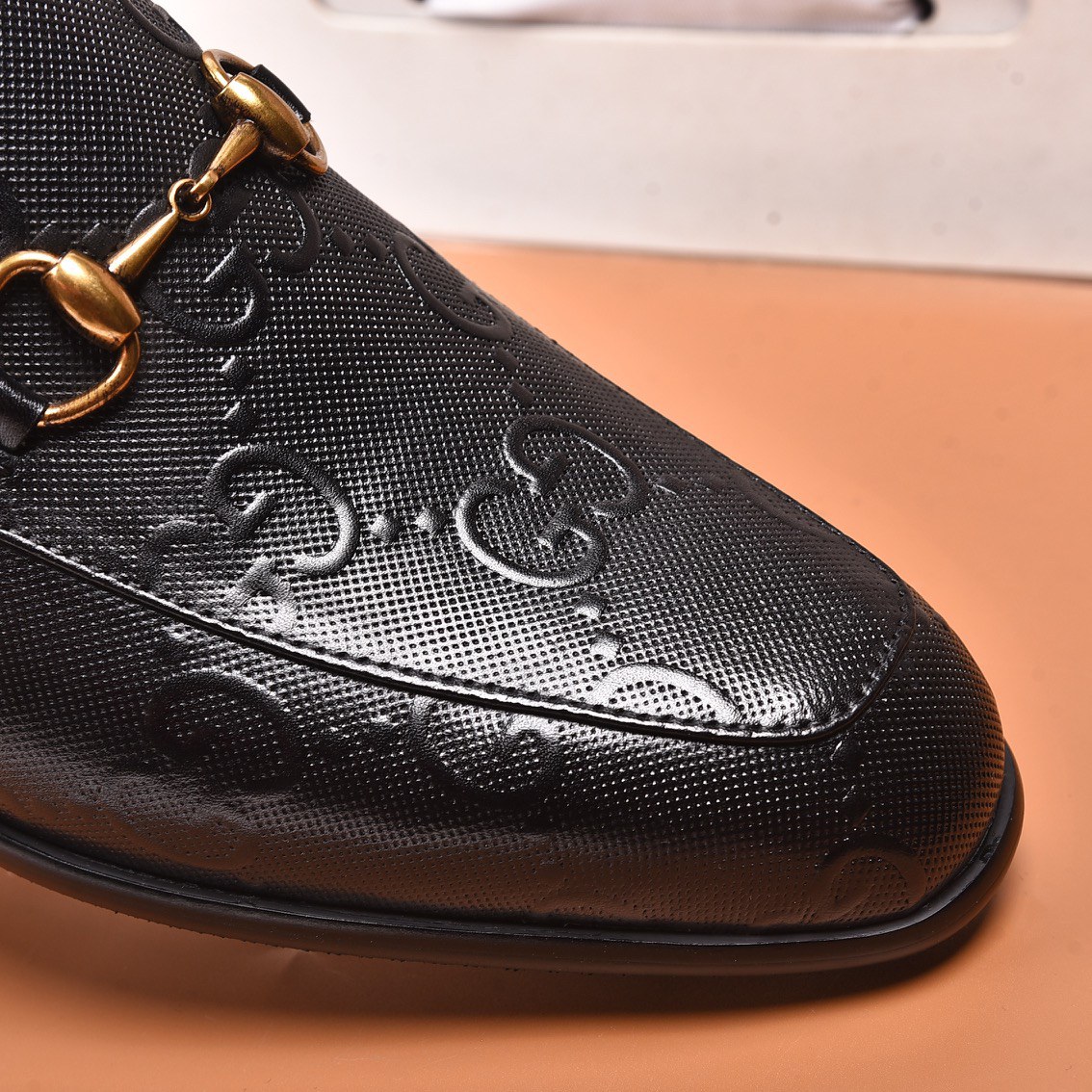 Gucci men's leather shoes-38