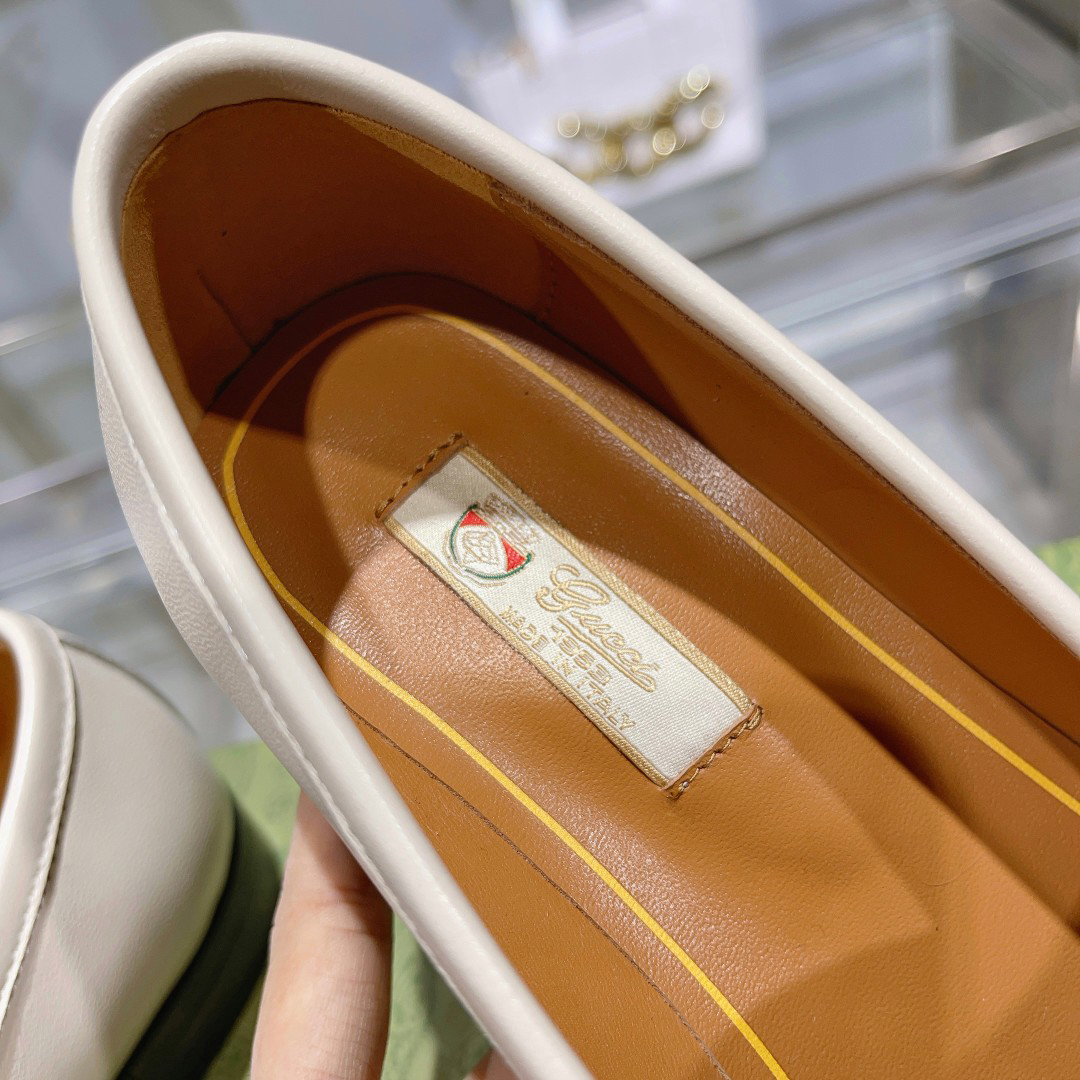 Gucci women's leather shoes-23