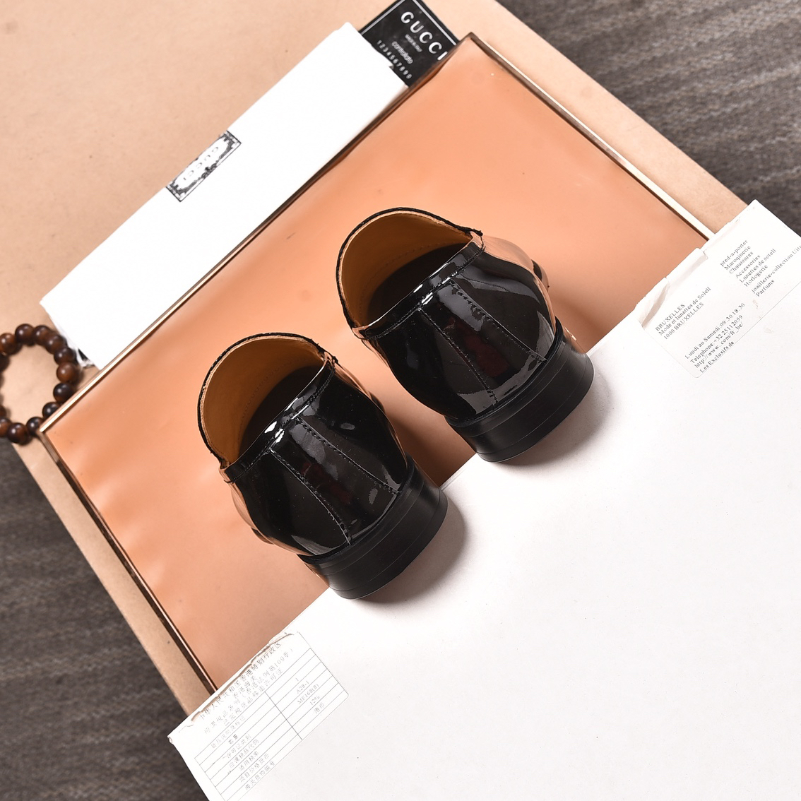 Gucci men's leather shoes-41