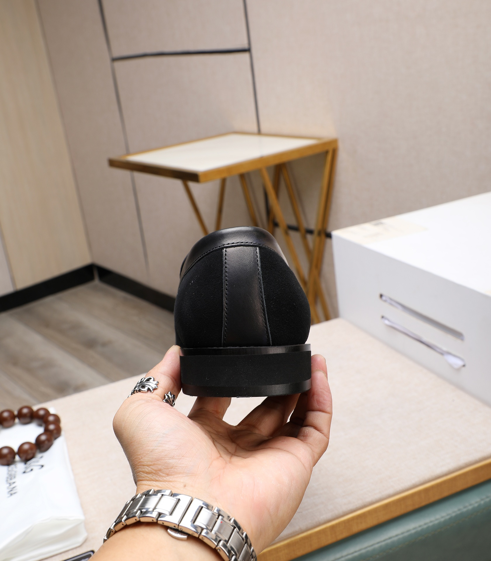 D&G men's leather shoes-19