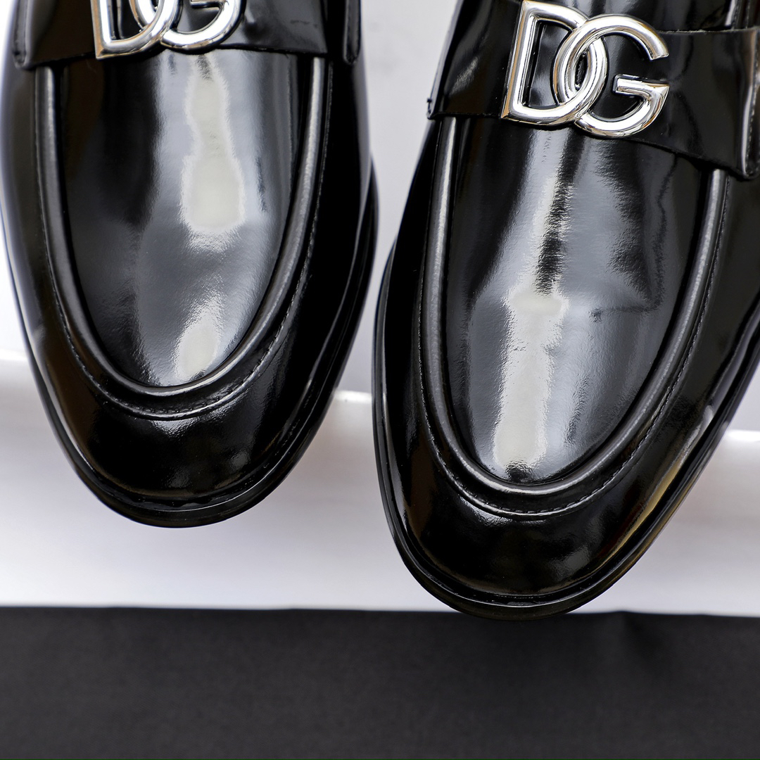 D&G men's leather shoes-68