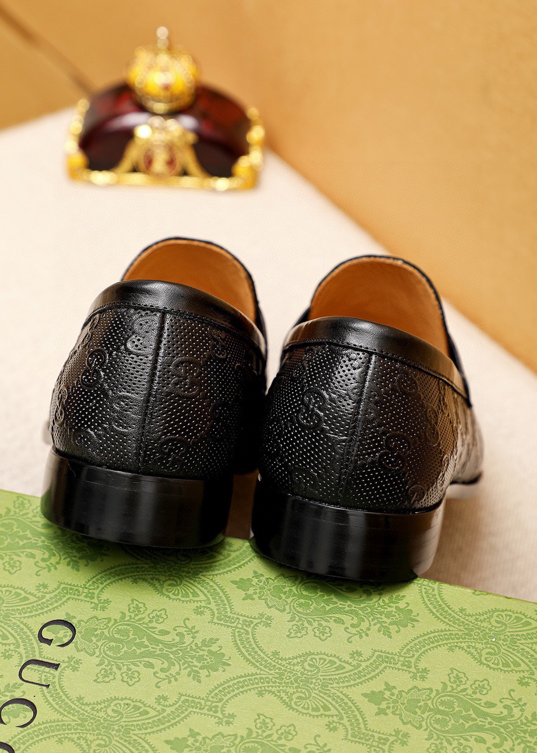 Gucci men's leather shoes-85