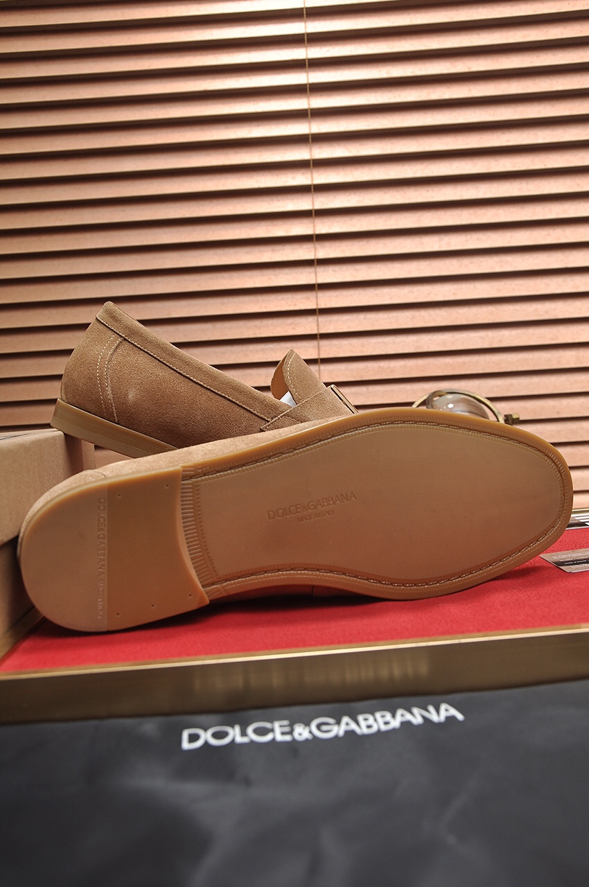 D&G men's leather shoes-85