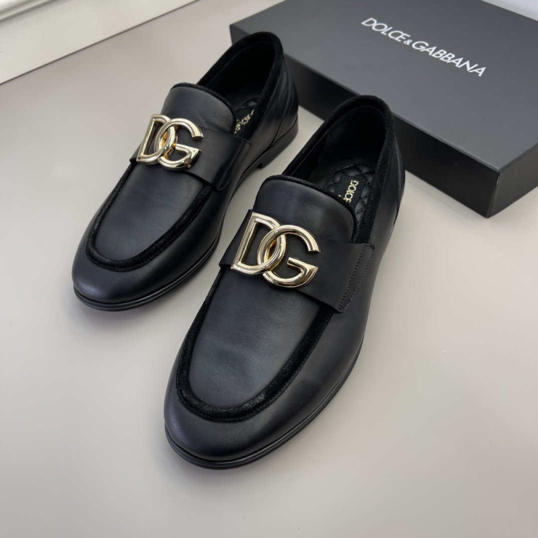D&G men's leather shoes-45