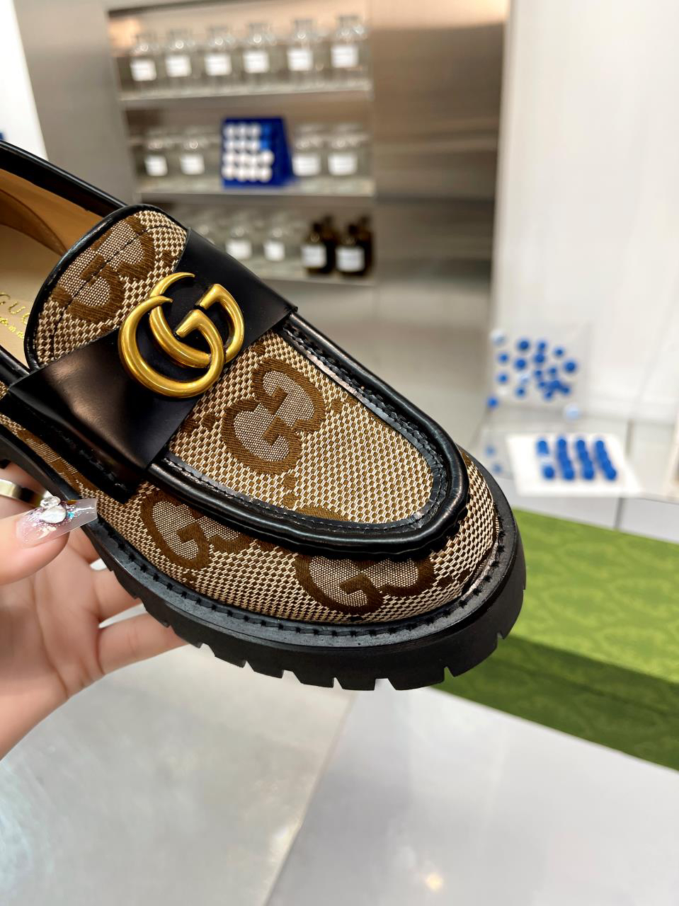 Gucci women's leather shoes-80