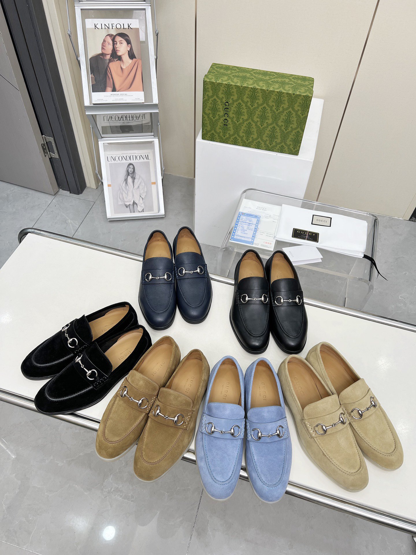 Gucci women's leather shoes-60