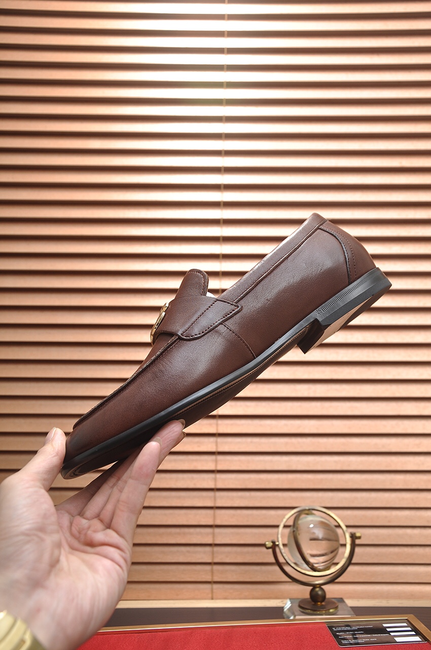 D&G men's leather shoes-2