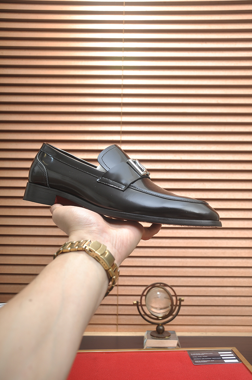 D&G men's leather shoes-26