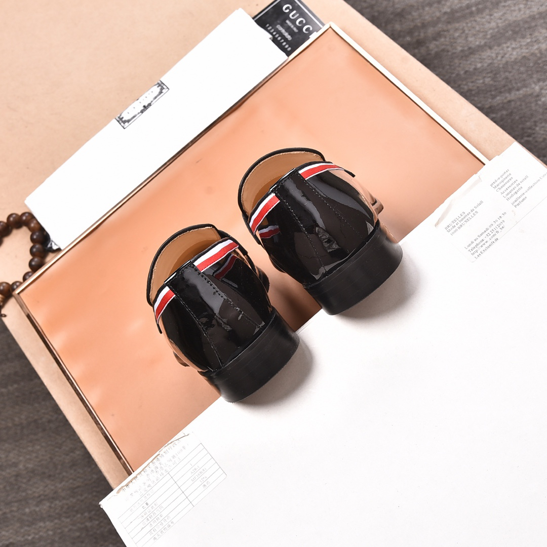 Gucci men's leather shoes-36