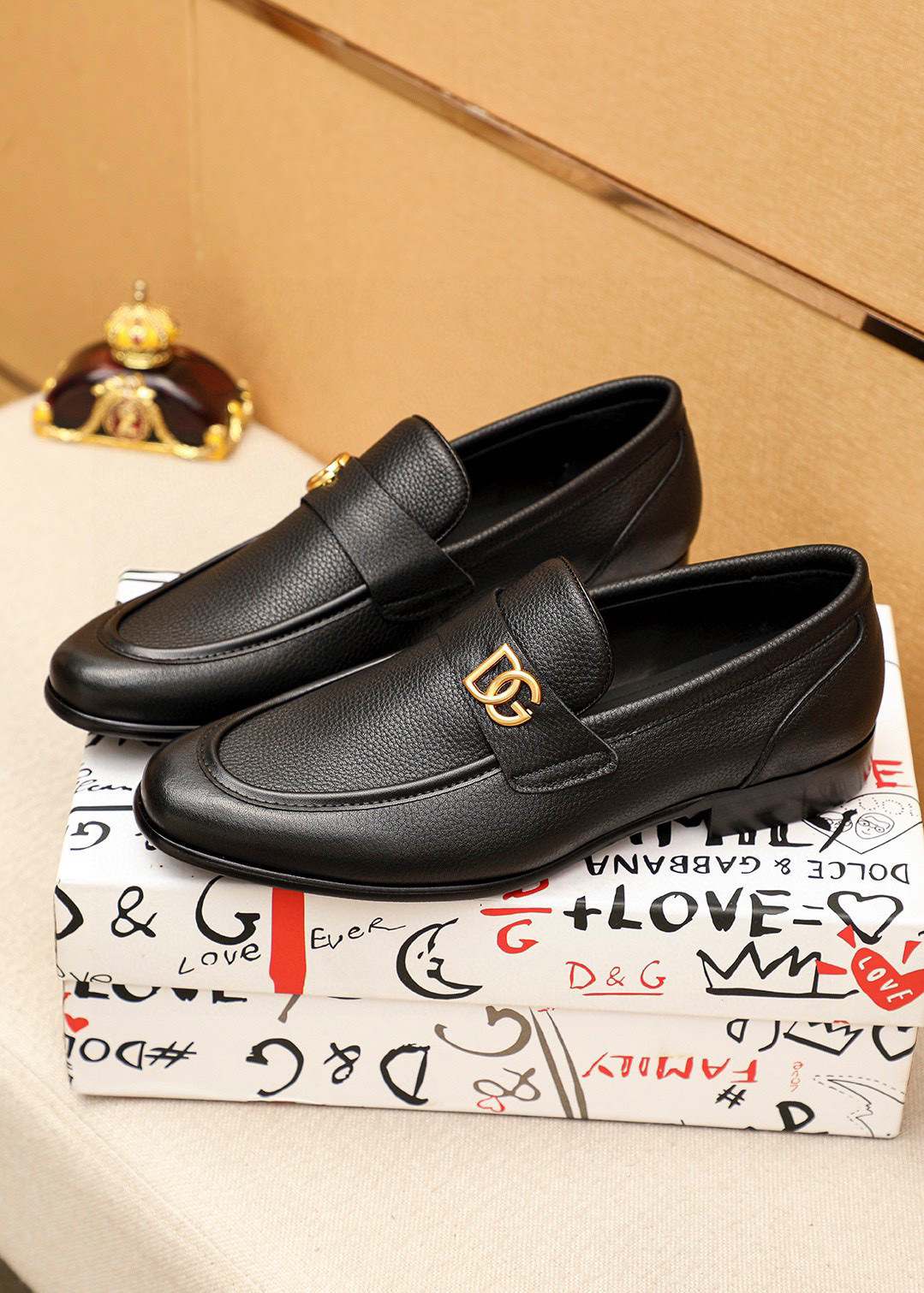 D&G men's leather shoes-46