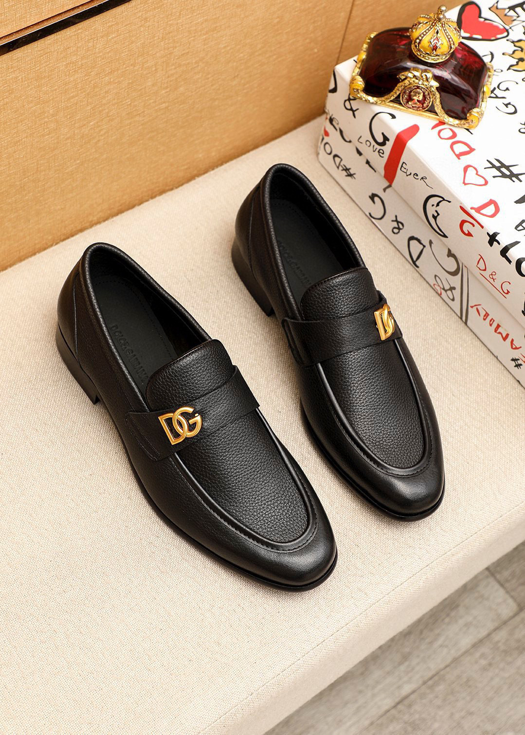 D&G men's leather shoes-46