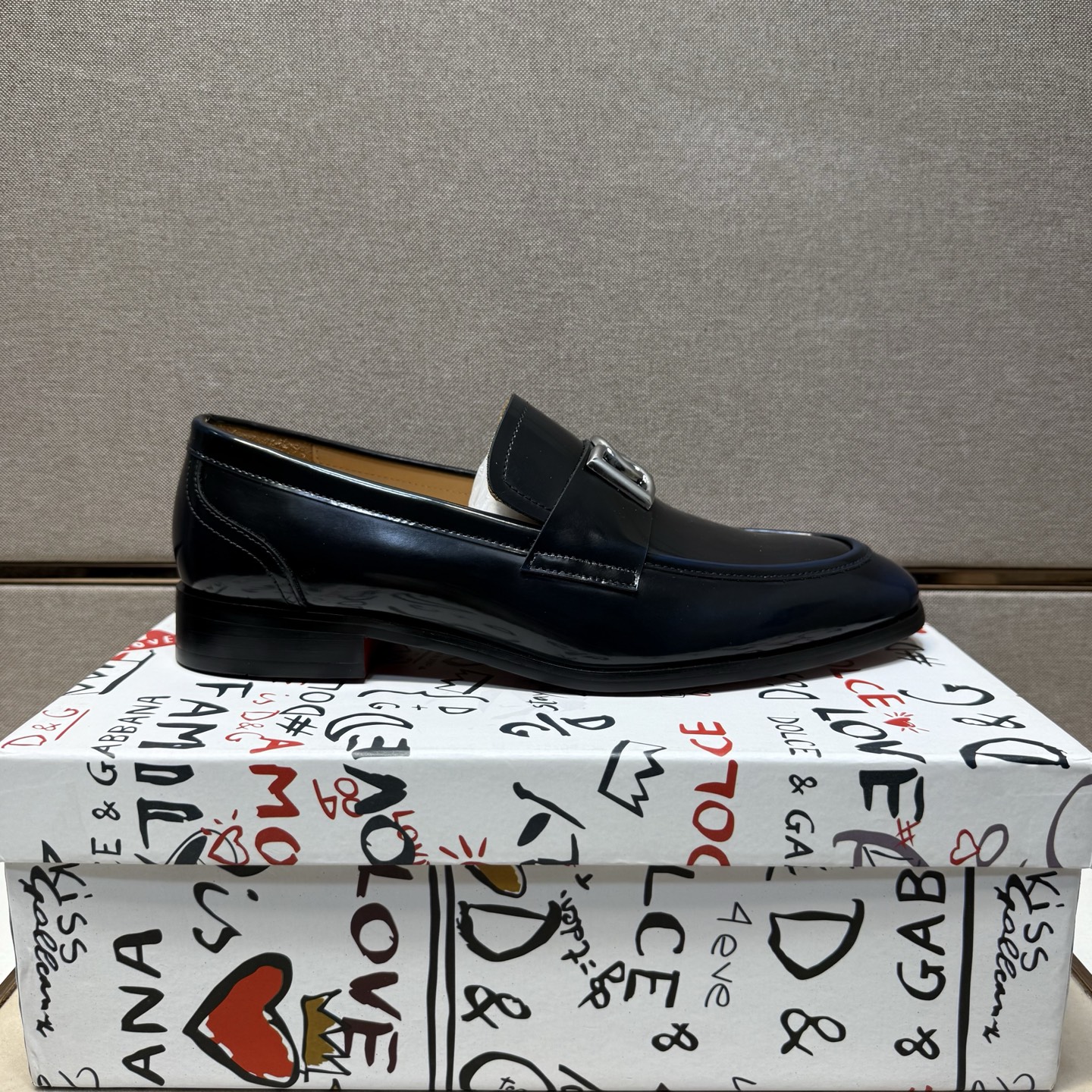 D&G men's leather shoes-33