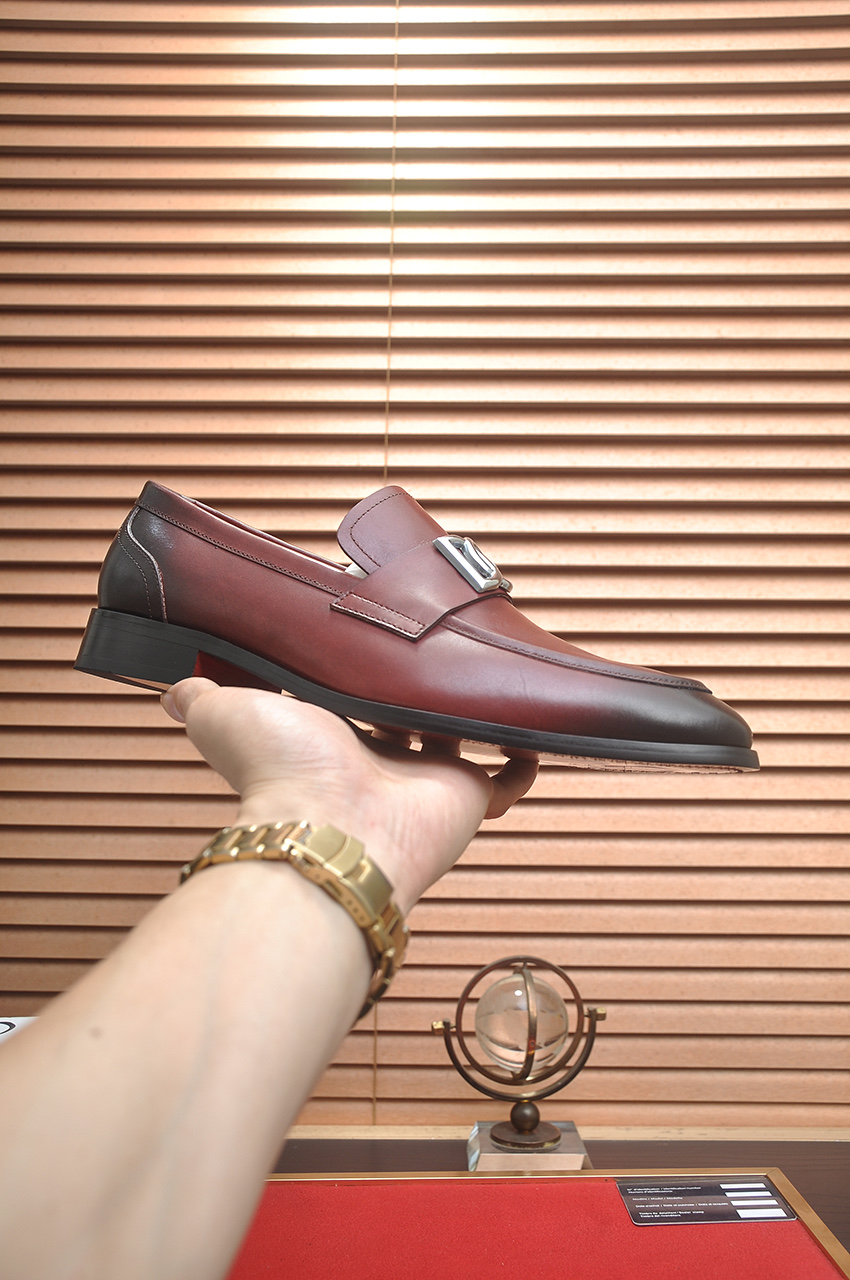 D&G men's leather shoes-23