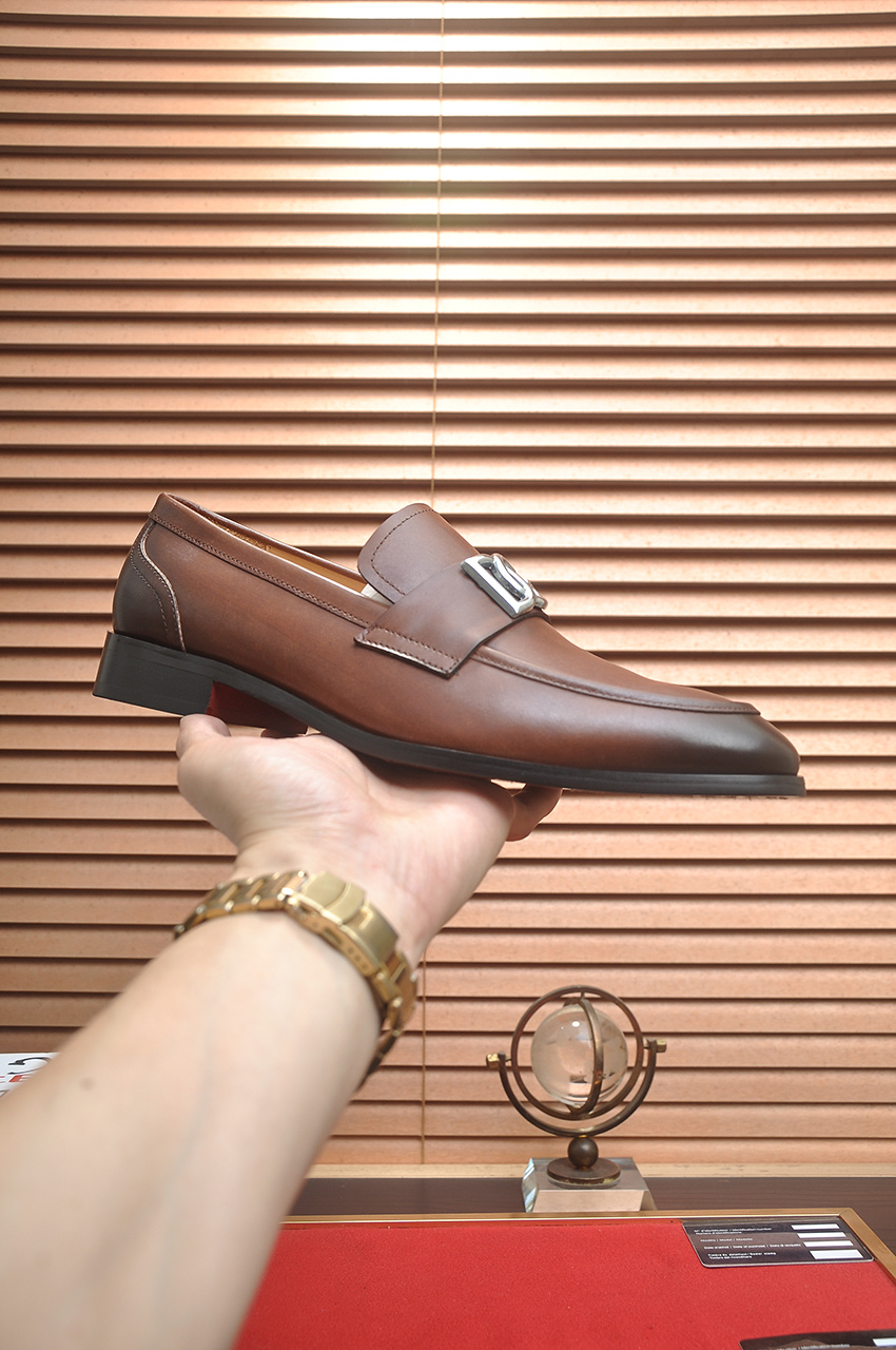 D&G men's leather shoes-34