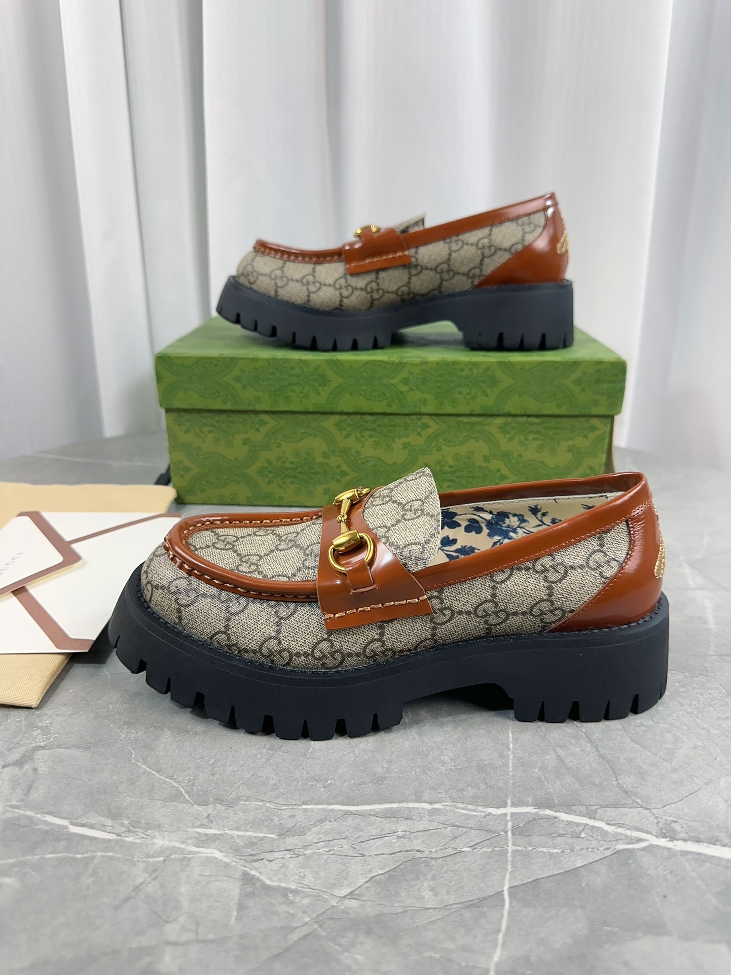 Gucci men's leather shoes-1