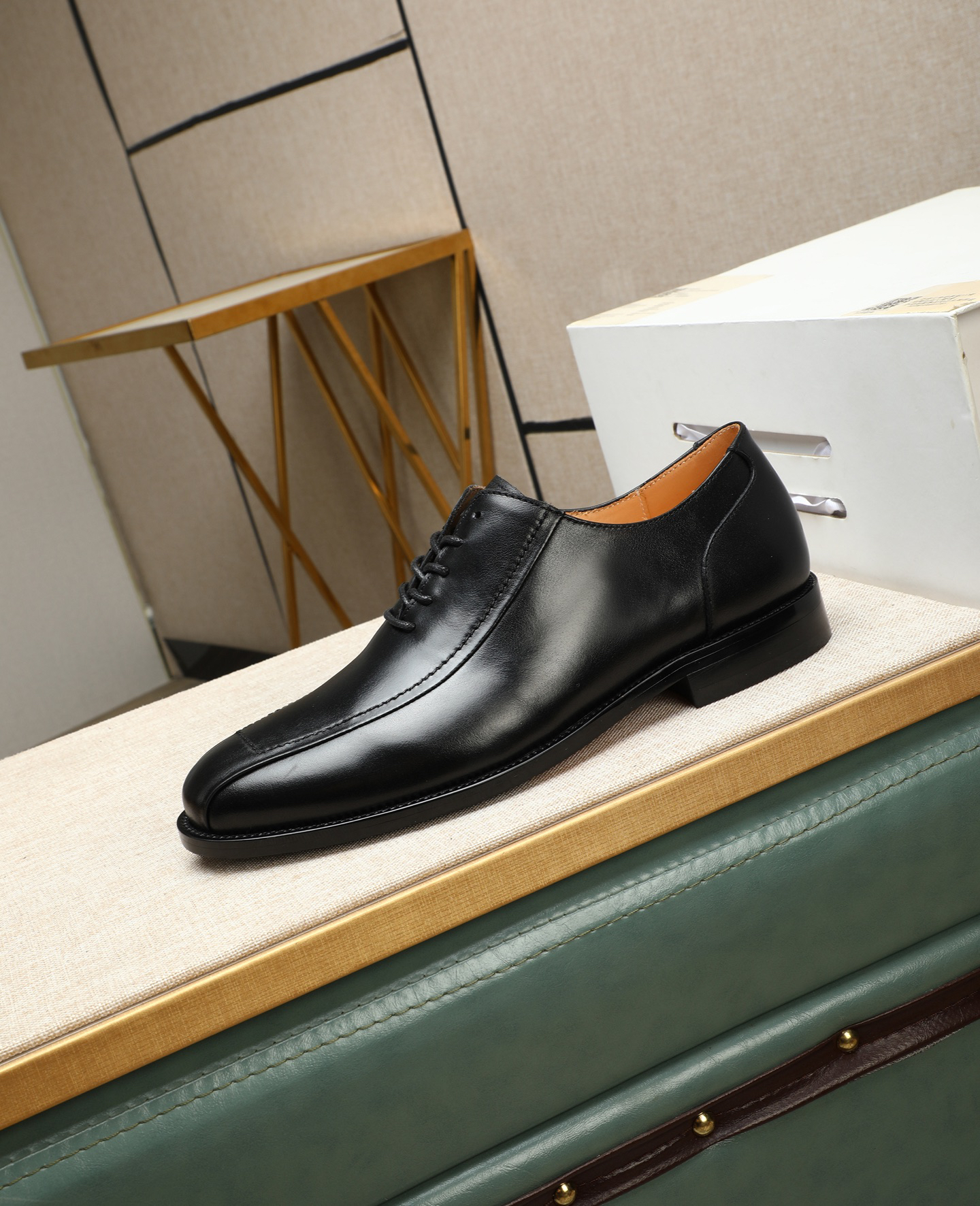 Gucci men's leather shoes-30